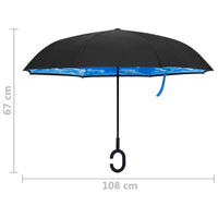 Guarda-chuva c/ pega em forma de C 108 cm