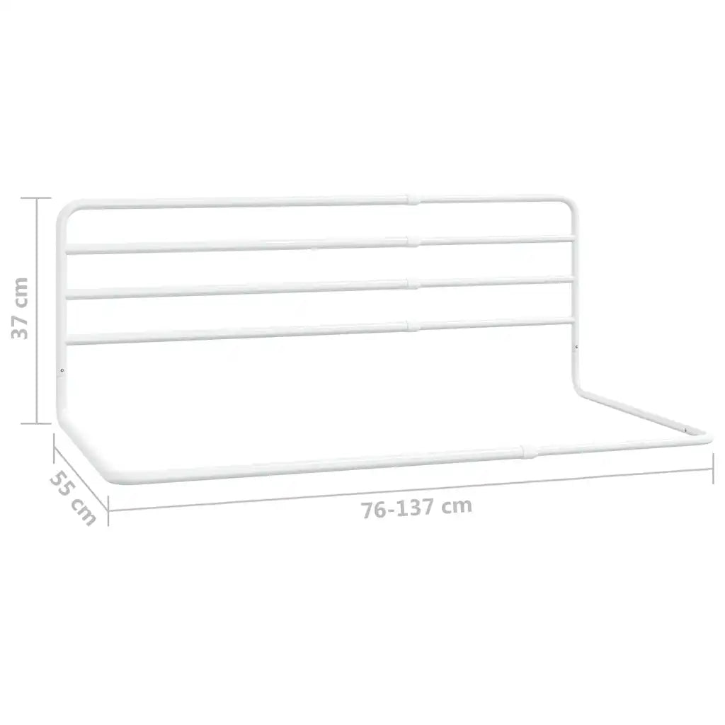 Barra de segurança p/ cama infantil (76-137)x55 cm ferro