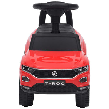 Carro de passeio Volkswagen T-Roc vermelho
