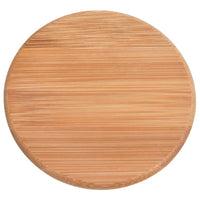 vidaXL Frascos de vidro com tampas de bambu 4 pcs 800 ml