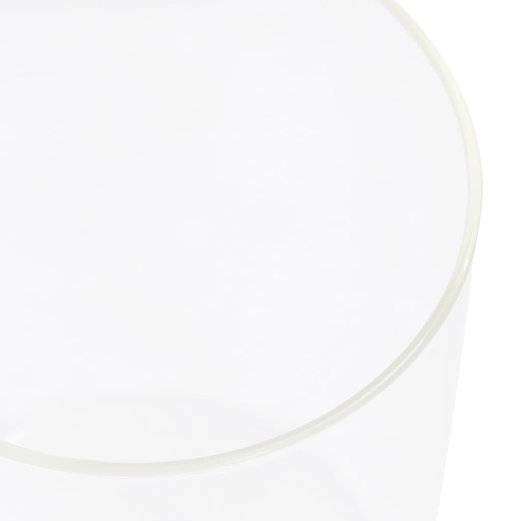 vidaXL Frascos de vidro com tampas de bambu 4 pcs 800 ml