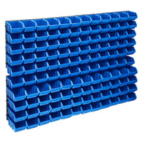 128 pcs Kit caixas arrumação com painéis de parede  e preto