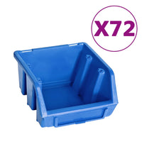 128 pcs Kit caixas arrumação com painéis de parede  e preto