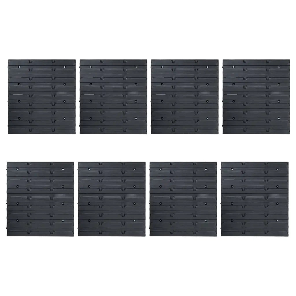 128 pcs Kit caixas arrumação com painéis de parede  e preto