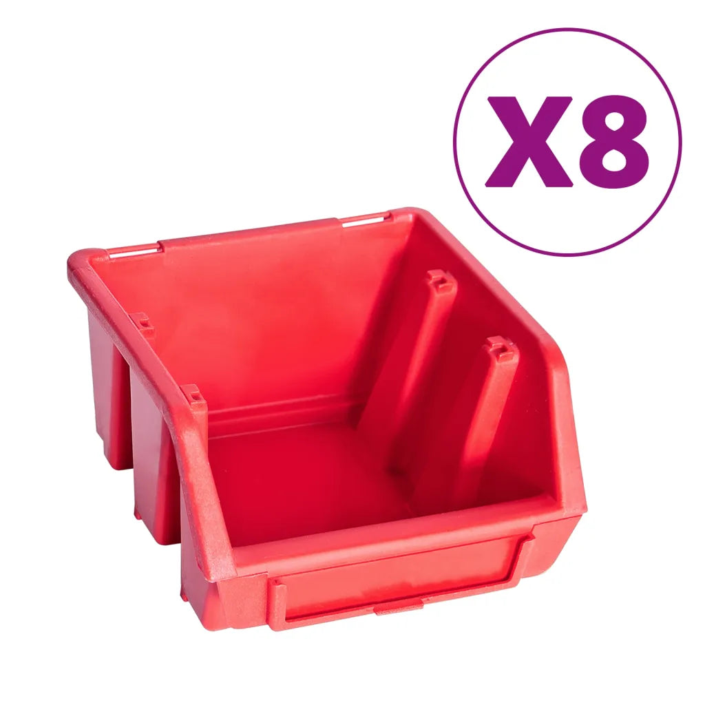 39 pcs kit caixas arrumação com painéis parede  e preto