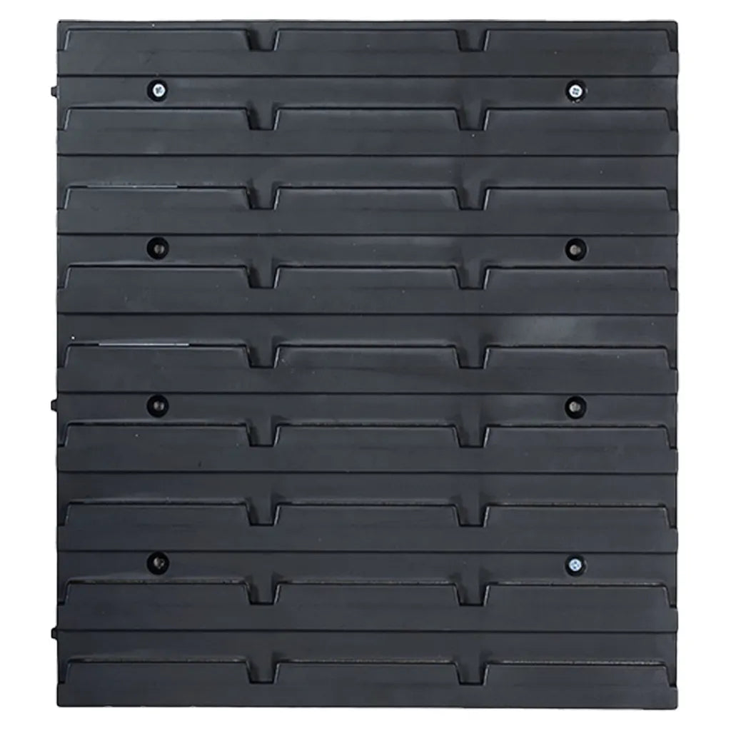 39 pcs kit caixas arrumação com painéis parede  e preto
