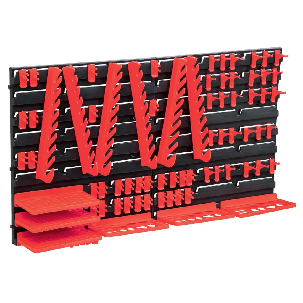 71 pcs Kit de arrumação com painéis de parede  e preto