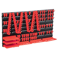 71 pcs Kit de arrumação com painéis de parede  e preto