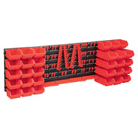 80 pcs kit caixas arrumação c/ painéis parede  e preto