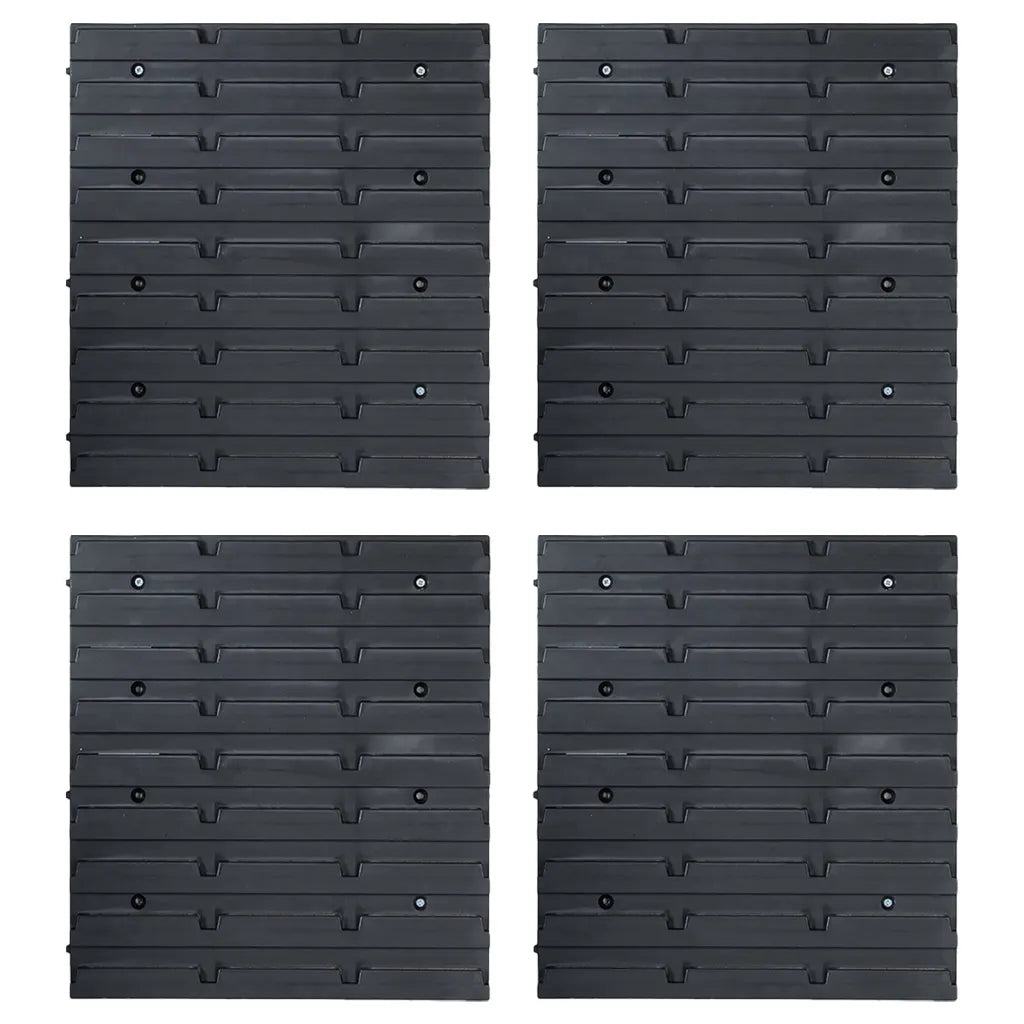 80 pcs kit caixas arrumação c/ painéis parede  e preto