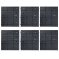 103 pcs kit caixas arrumação c/ painéis parede  e preto
