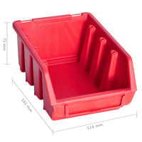 103 pcs kit caixas arrumação c/ painéis parede  e preto
