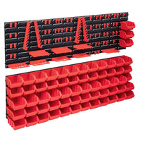 141 pcs kit caixas arrumação c/ painéis parede  e preto
