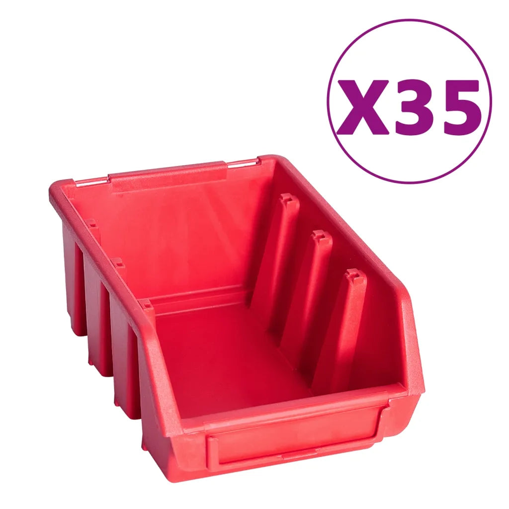 141 pcs kit caixas arrumação c/ painéis parede  e preto