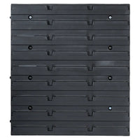 141 pcs kit caixas arrumação c/ painéis parede  e preto