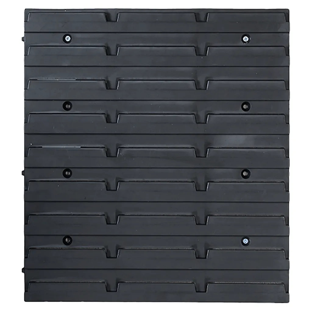 136 pcs kit caixas arrumação c/ painéis parede  e preto