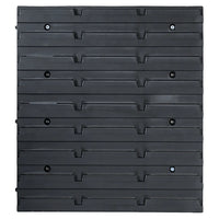 136 pcs kit caixas arrumação c/ painéis parede  e preto