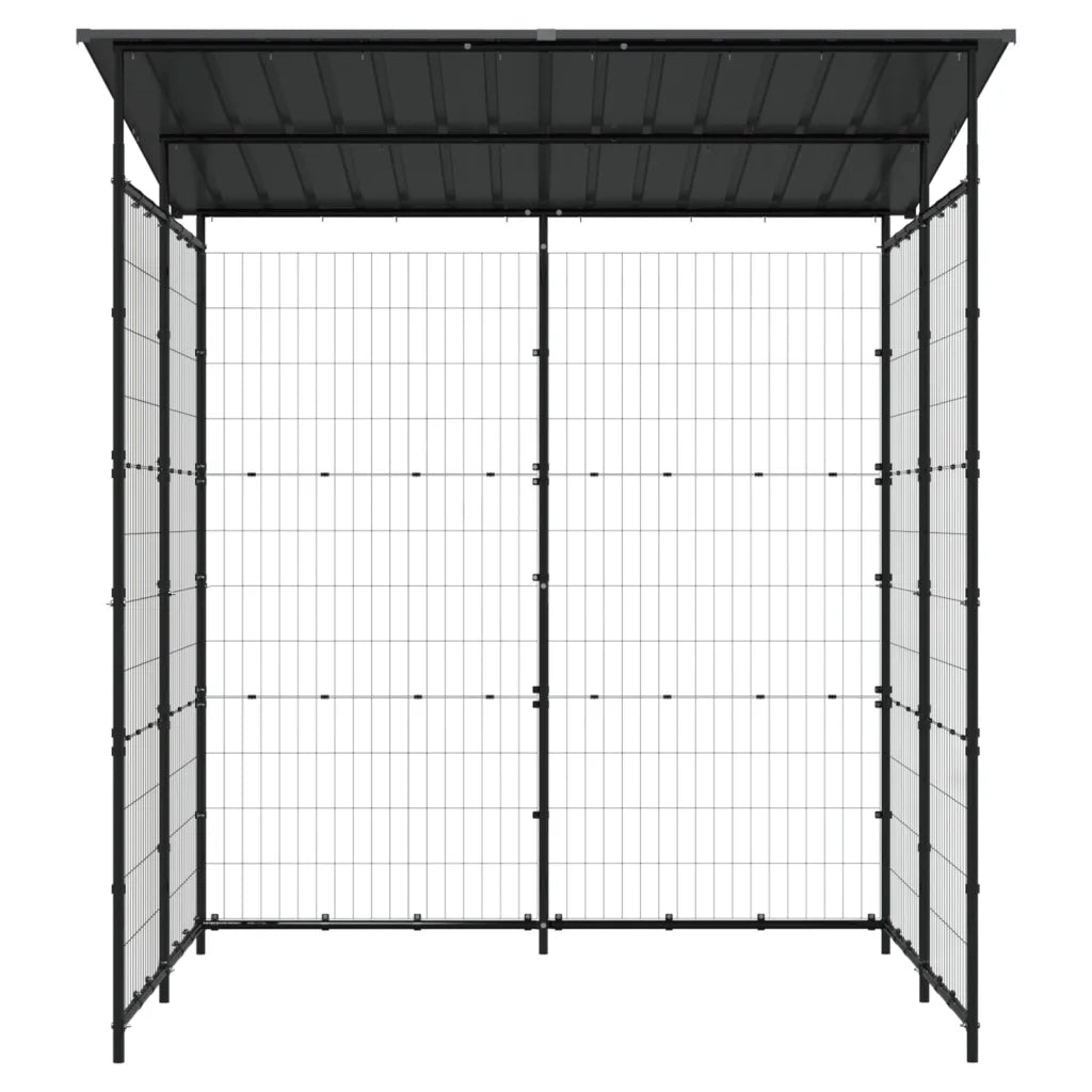 Abrigo para bicicletas 190x190x222 cm aço