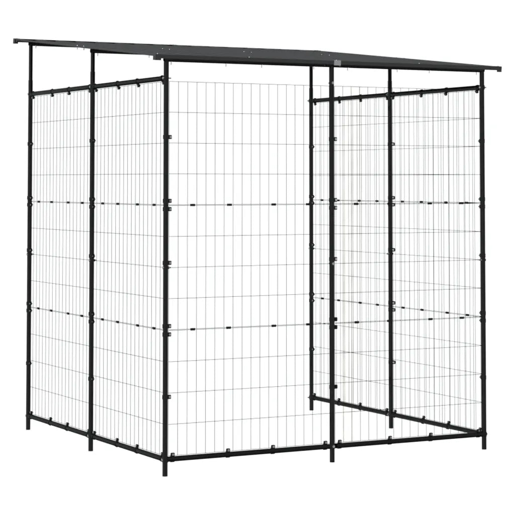 Abrigo para bicicletas 190x190x222 cm aço