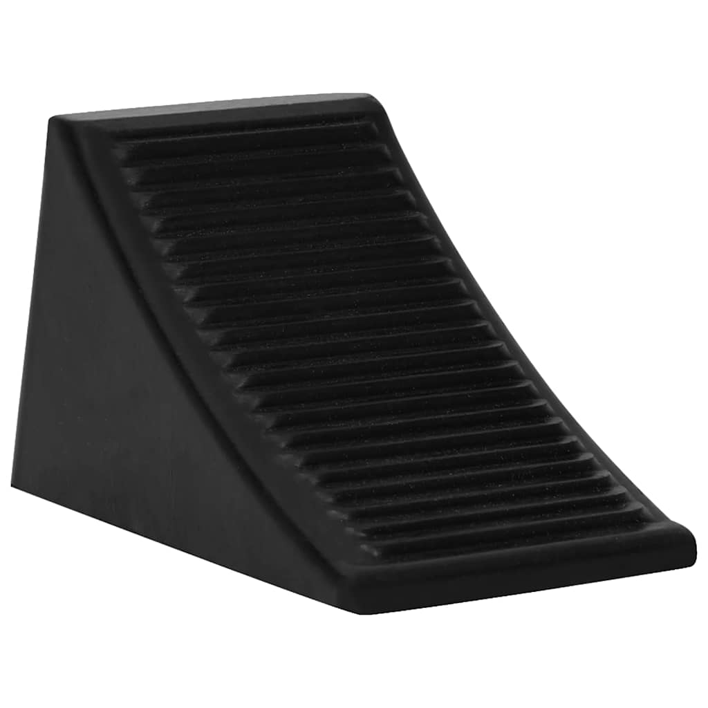vidaXL Calços para rodas 4 pcs 16x9x9 cm borracha