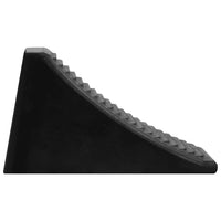 vidaXL Calços para rodas 4 pcs 16x9x9 cm borracha