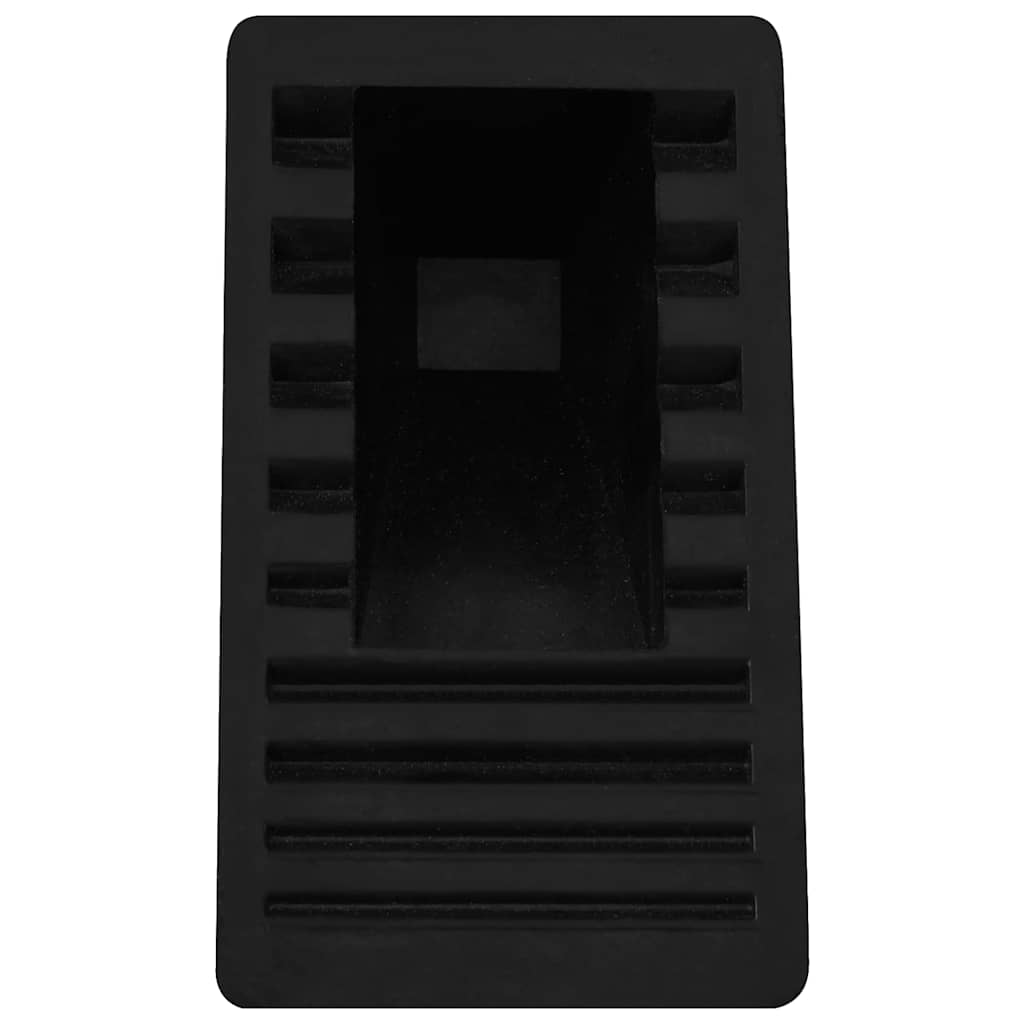 vidaXL Calços para rodas 4 pcs 16x9x9 cm borracha