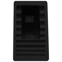 vidaXL Calços para rodas 4 pcs 16x9x9 cm borracha