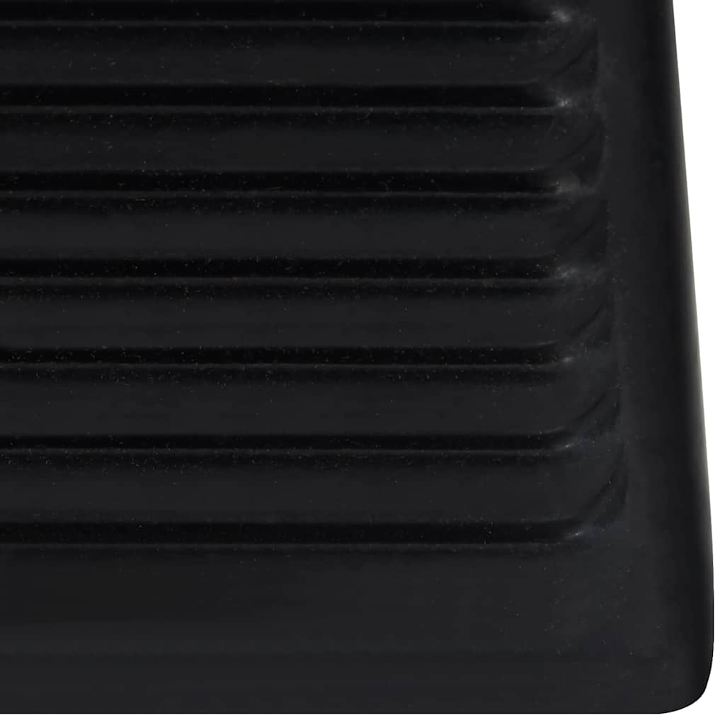 vidaXL Calços para rodas 4 pcs 16x9x9 cm borracha