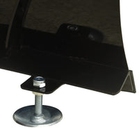 vidaXL Limpa-neves para quadriciclo 115x38 cm preto