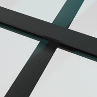 Porta deslizante em vidro ESG e alumínio 90x205 cm