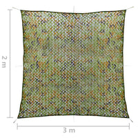 Rede de camuflagem com saco de armazenamento 2x3 m