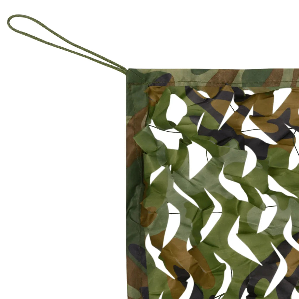Rede de camuflagem com saco de armazenamento 3x7 m