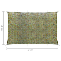 Rede de camuflagem com saco de armazenamento 4x7 m