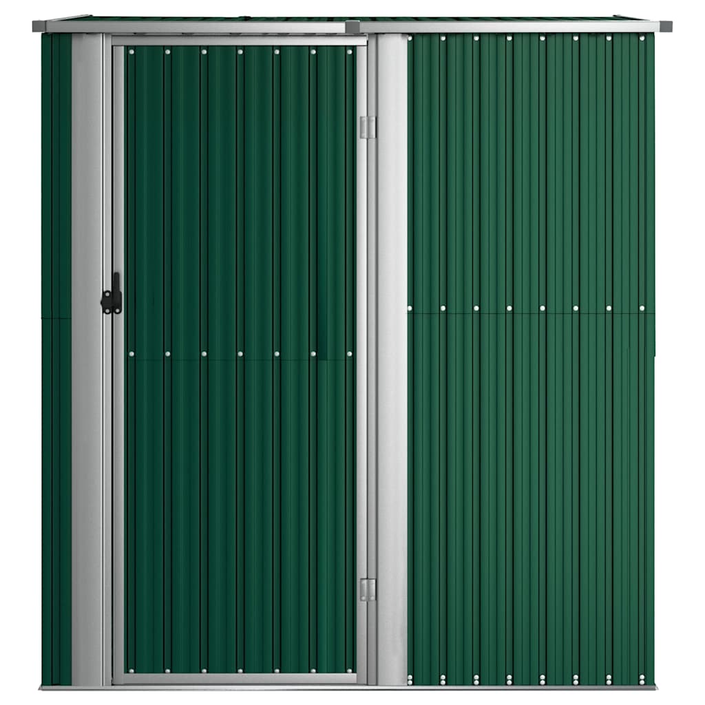 vidaXL Abrigo de jardim verde 180,5x97x209,5 cm aço galvanizado