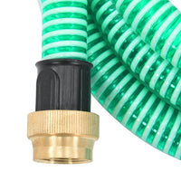 Mangueira de sucção com conectores de latão 1,1"  PVC