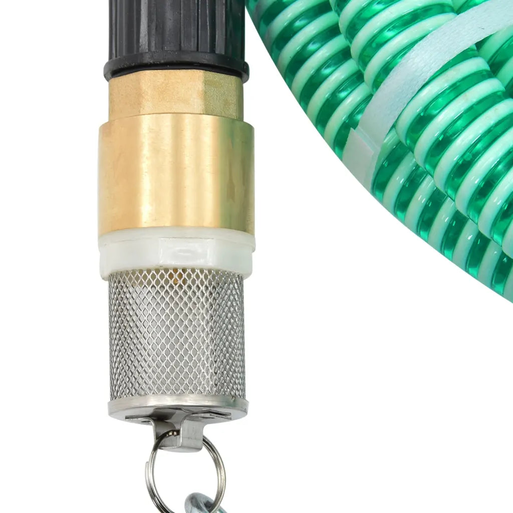 Mangueira de sucção com conectores de latão 1,1"  PVC