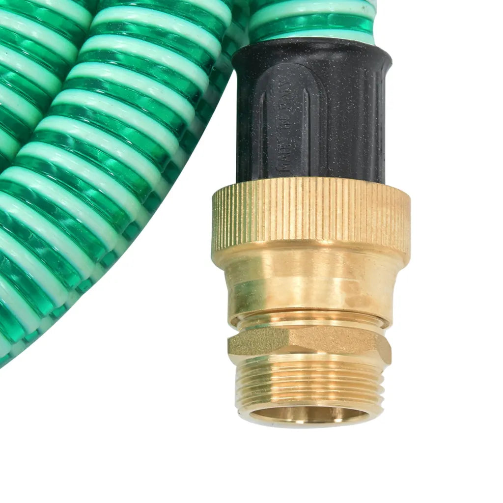 Mangueira de sucção com conectores de latão 1,1"  PVC