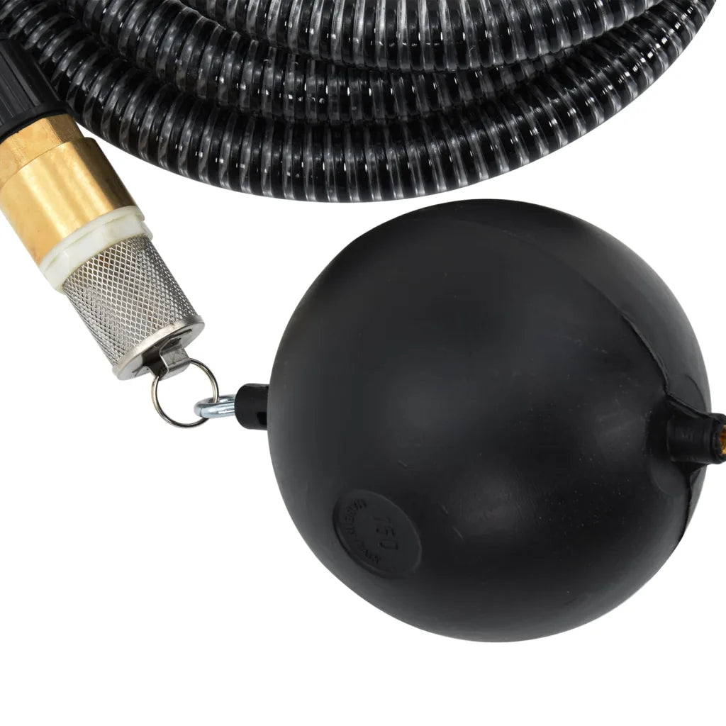 Mangueira de sucção com conectores de latão 1,1"  PVC