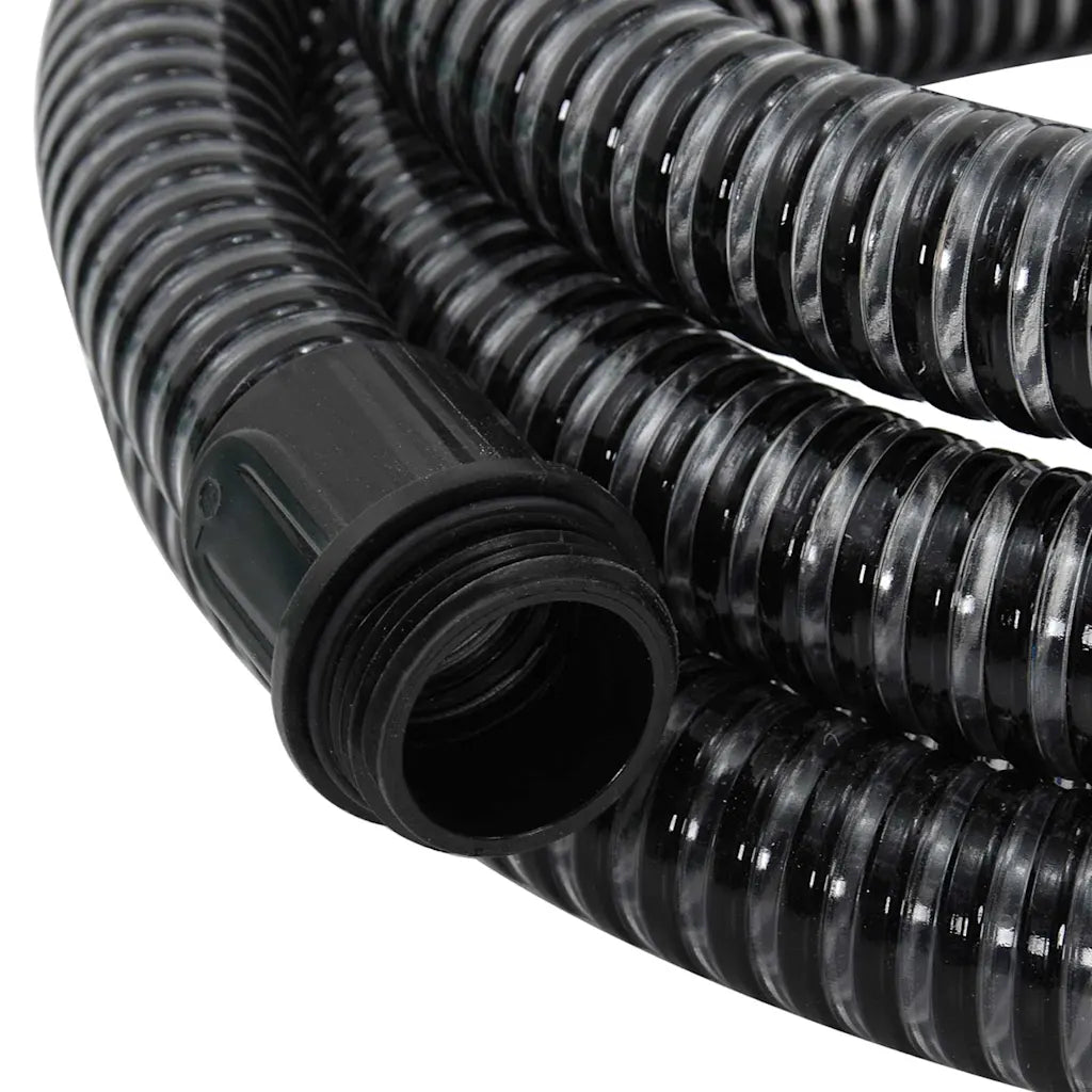 Mangueira de sucção com conectores de latão 1,1"  PVC