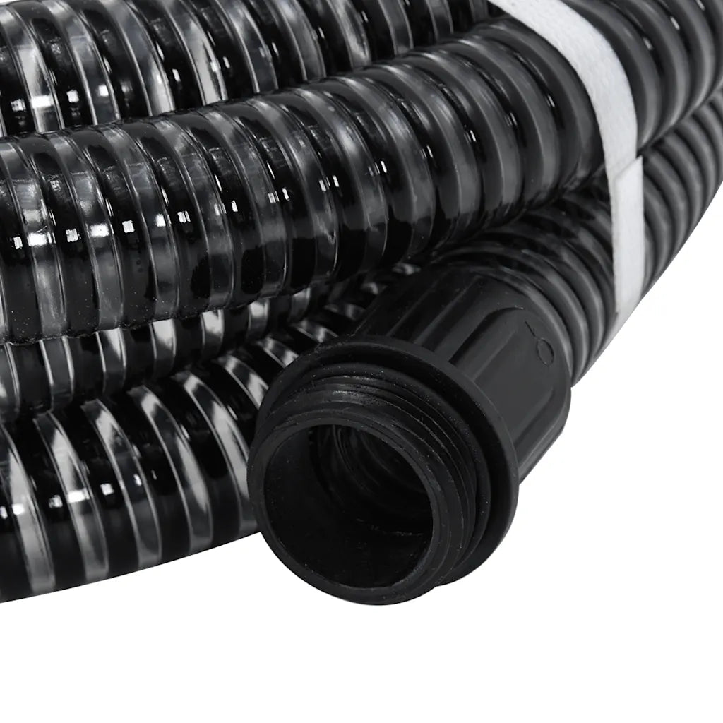 Mangueira de sucção com conectores de latão 1,1"  PVC