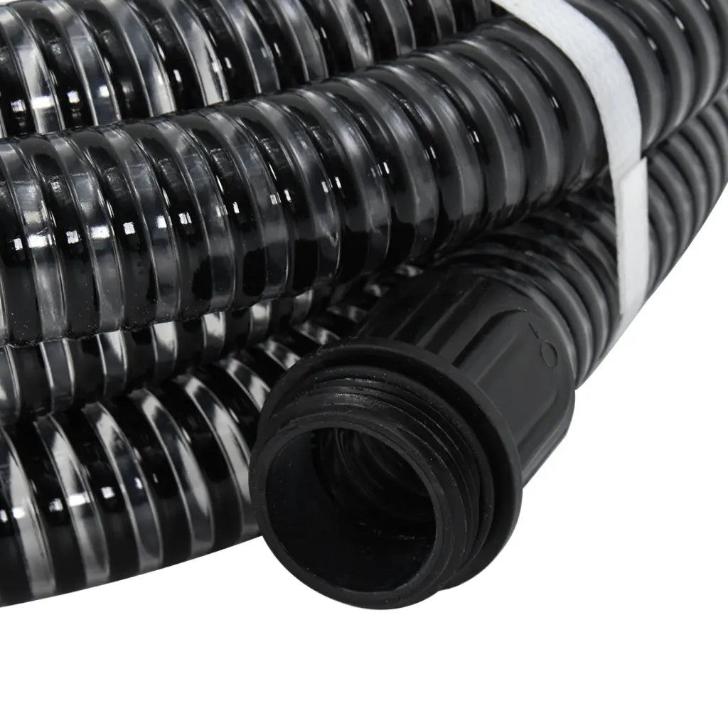Mangueira de sucção com conectores de latão 1,1"  PVC