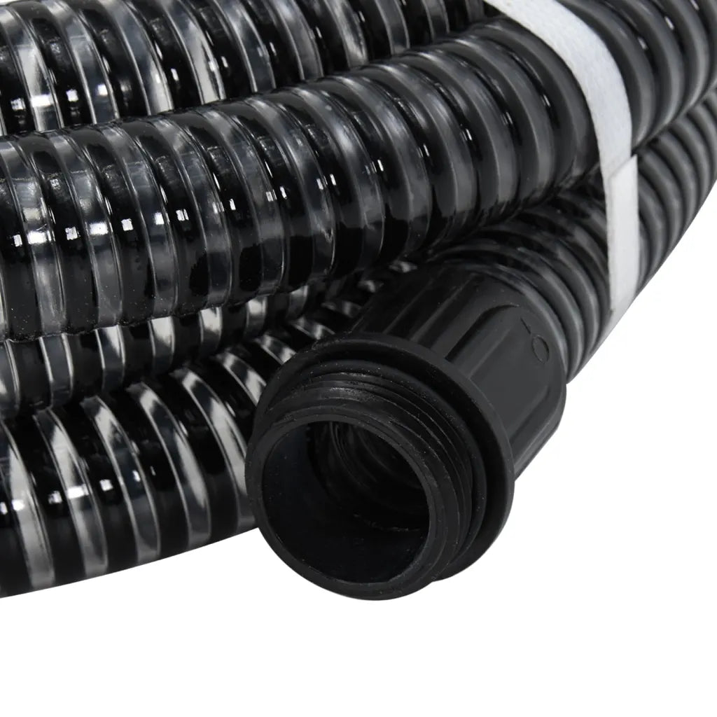 Mangueira de sucção com conectores de latão 1,1"  PVC