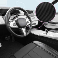 vidaXL Película para carro 100x150 cm 3D preto