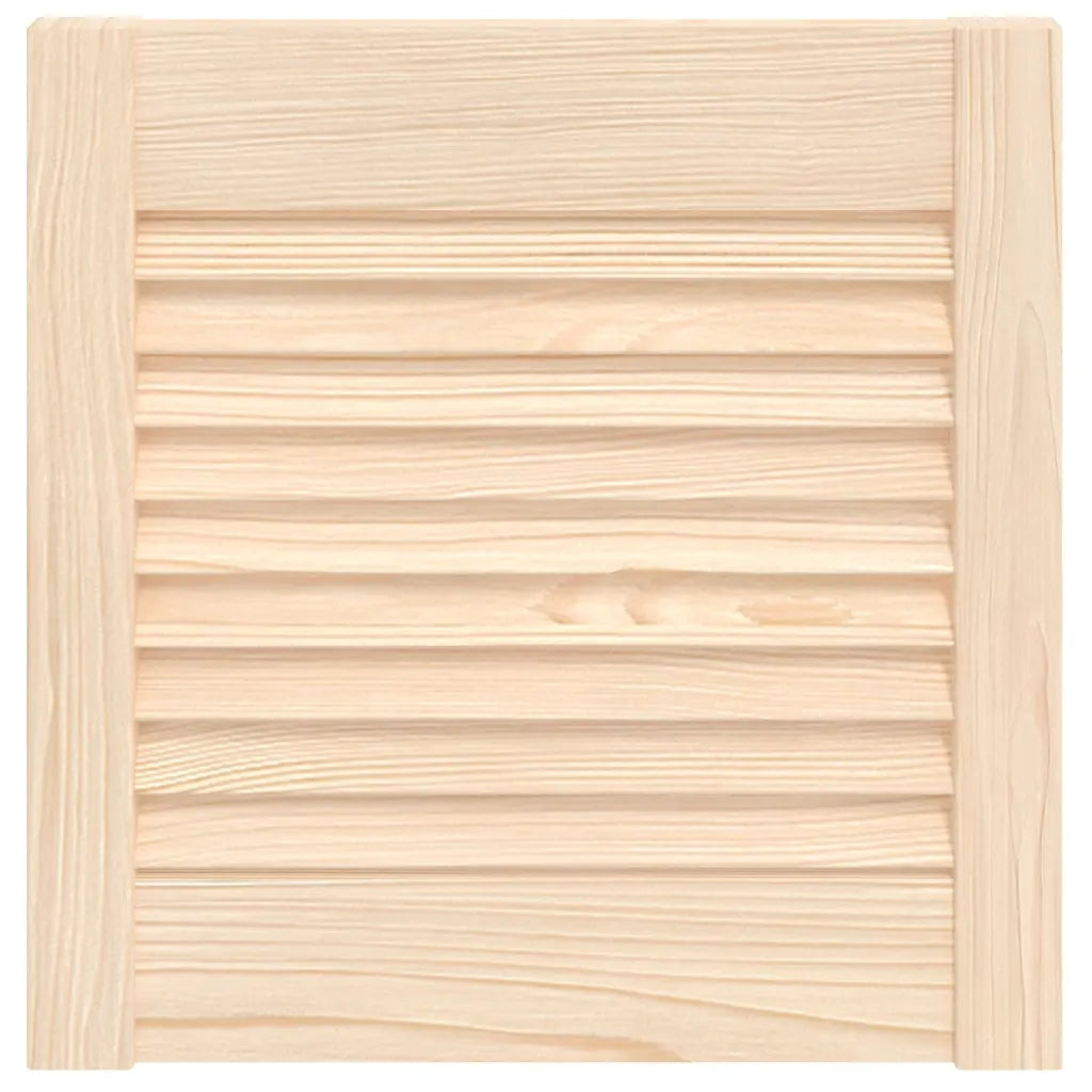 Porta de armário com design de persiana pinho maciço