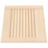 Porta de armário com design de persiana pinho maciço