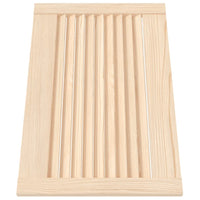 Portas de armário 2 pcs com design de persiana pinho maciço