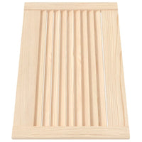 Portas de armário 4 pcs com design de persiana pinho maciço