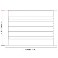 Portas de armário 4 pcs com design de persiana pinho maciço