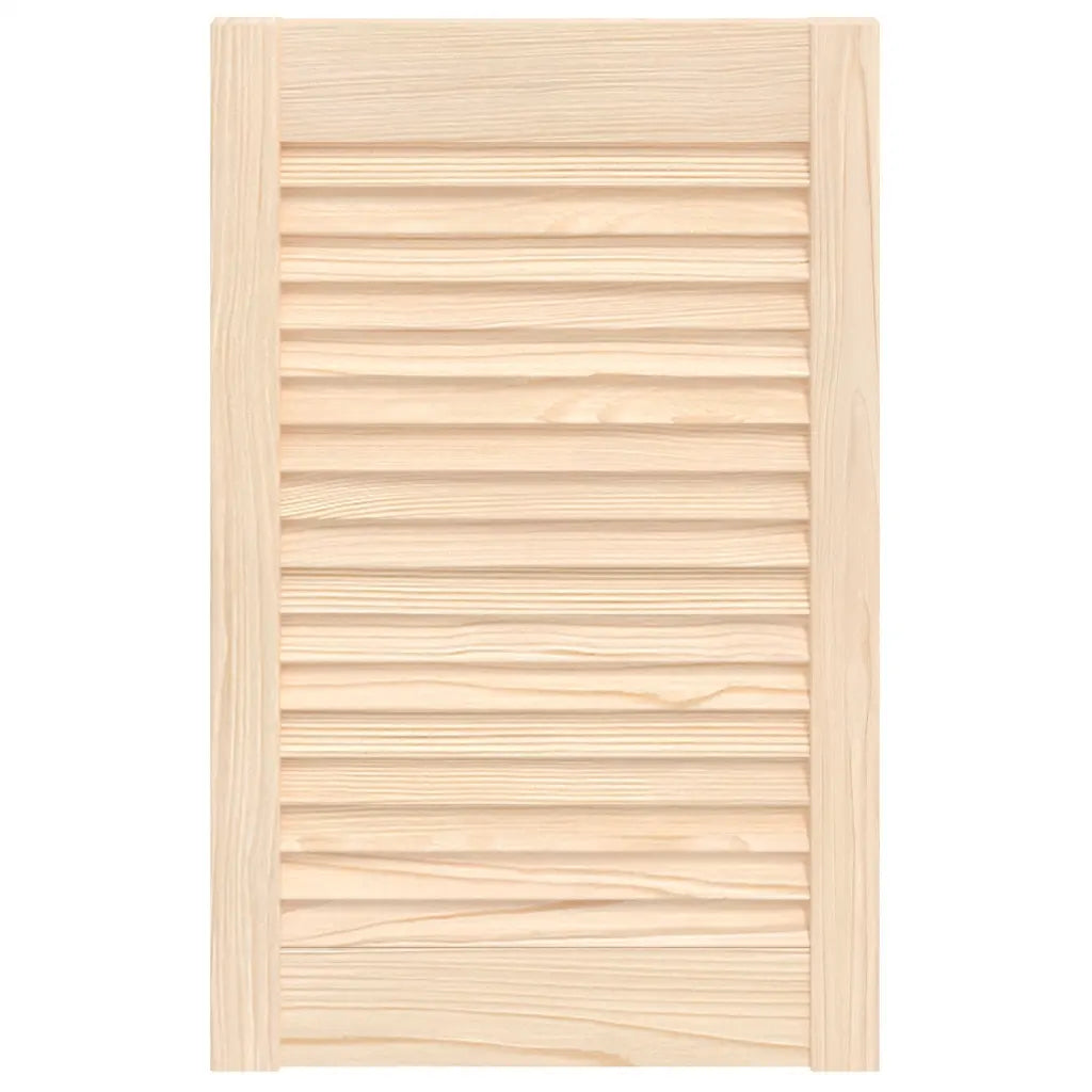 Porta de armário com design de persiana pinho maciço