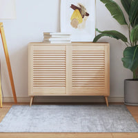 Portas de armário 2 pcs com design de persiana pinho maciço